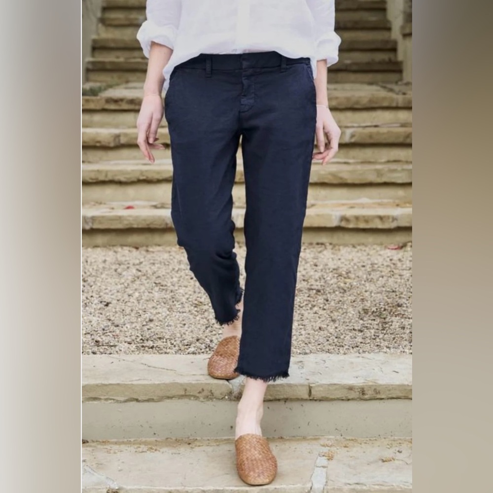 Frank & Eileen Black Cropped Pants